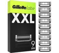 Labs Lot De 9 Recharges De Rasoir Pour Hommes, Authentiques, A 5 Meilleures Lames De La Marque, Barre Exfoliante Pour Un Rasage Doux Et Efficace, Compatibles Avec Les Manches Labs[Z279]