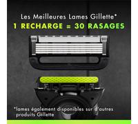Labs Rasoir Homme Avec Barre Exfoliante Champion Gold,Manche Réutilisable Et 5 Cartouches De Recharge Labs A 5 Meilleures Lames De La Marque,Rasage Confortable Du Visage