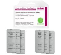 Labsales Kit spa et piscine avec deux recharges de tablettes de test, 30 tablettes d'alka pour l'alcalinité et 30 tablettes de test de dureté pour testeur comparateur