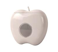 Labstandard Boîte de Rangement pour Film Plastique Nouvelle boîte de Rangement Murale sans Perforation en Forme de Pomme pour Cuisine et Salle de Bain poussière Couverture Alimentaire Support (Gris)