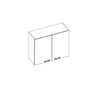 labtable Armoire murale de laboratoire 2 portes en mélamine gris clair 900 x 370 x 350 mm, 1 étagère