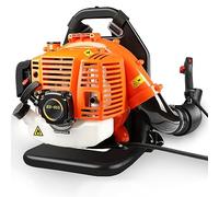 LabTEC 2 Stroke Gas Powered Leaf Blower, 43CC Petrol Backpack Leaf Blower, Speed-Adjusted Cordless Garden Blower for Cleaning Patios Leaves Grass Cutting Blowing Shredding Dusting Snow Removing
