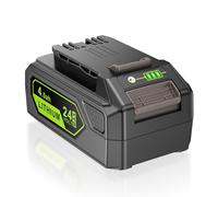 LabTEC Batterie GW2430 pour Greenworks, Batterie Li-ION 24 V 4,0 Ah de Remplacement pour Outils Greenworks 24 V 29862 2938202 26111700 Chargeur Tondeuse à Gazon Souffleur de Feuilles Batterie