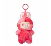labubu 3ème génération Monster Series jouet en peluche pour cadeaux , rouge multicolore PELUCHE
