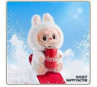 Labubu - COCA COLA Series - The Monsters - Asseyez-vous et tenez un Coca-Vinyl Face - Peluches