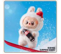 Labubu - COCA COLA Series - The Monsters - Debout et tenant un Coca-Vinyl Face - Peluches PELUCHE