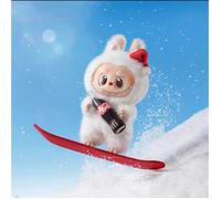 Labubu - COCA COLA Series - The Monsters - Debout et tenant un Coca-Vinyl Face - Peluches PELUCHE