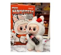 Labubu - COCA COLA Series - The Monsters - Debout et tenant un Coca-Vinyl Face - Peluches PELUCHE POUPEE