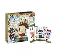 LABUBU How 2 Work Collectible Trading Card - The Monsters Series 3 Hobby Box Display (10 boosters avec cartes à collectionner) scellées et BB-Toy-Trades Toploader