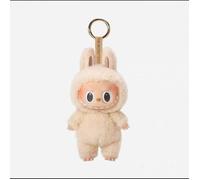 labubu Peluches Monster Macaron de première génération,Porte-clésr-Peluches-jaune clair PELUCHE