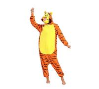 LABULA Unisexe Adulte Grenouillère Anime Cosplay Costume Onesie Jumpsuit Pyjama à Capuche,Tigre,M