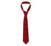 LaBuyGVT Cravate pour homme avec imprimé rose rouge 1 élégant et classique pour les mariages d'affaires, les anniversaires, la fête des pères