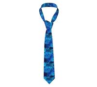 LaBuyGVT Cravate pour homme - Chaîne ADN - Impression photo - Élégante et classique - Pour le travail et les occasions spéciales