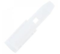 LABUYI 1 Pièce Pommeau de levier de vitesse Manches Adaptateur,Levier D’Adaptation De La Manette De Vitesses,en Plastique,pour Peu-geot 106 206 307 301 106 308 etc,Cit-roen C1 C2 C3 C4 etc (Blanc)