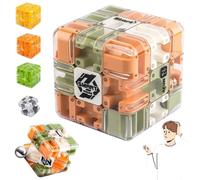 Labyrinth 3D Puzzle Cube, Maze Magic Cube - Educational Stress, Relief Puzzle Toy, Puzzles Mazes Balls Intelligence Cubes Logical Thinking Anti Education Fun Hand-Eye Coordination Toys(#A)