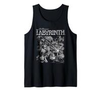 Labyrinth Black and White Characters with Logo Fantasy Movie Débardeur