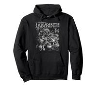 Labyrinth Black and White Characters with Logo Fantasy Movie Sweat à Capuche