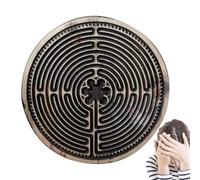 Labyrinth Jeu de société Mazer portable en bois solide éducatif | Jouet de teaser de cerveau multifonction pour et adultes, tableau d'activité logique