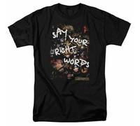 Labyrinth Right Words T Shirt Mens Movie Tee Jareth Sarah Black Black L