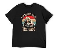 Labyrinth You Remind Me of The Babe Cult Film 80S Fantasy Vintage Print Unisex T-Shirts Men Tee Cotton Tops Black Shirt 3XL