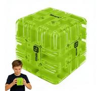 Labyrinthe 3D Casse-tête Cube - Jouet D’entraînement Cérébral Passionnant, Stimule la Logique et la Concentration | Adapté pour École, Salle d’Attente, Célébration de Vacances (Green)