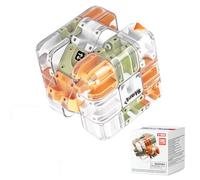 Labyrinthe 3D,Grand Puzzle Labyrinthe 3D Cube Magique Puzzle 3D Les Jouets éDucatifs Permettent D'Exercer La PenséE Logique Et De Soulager Le Stress Conviennent Aux Enfants Et Aux Adultes（Beige）