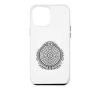 Labyrinthe Ancien Labyrinthe sacré Symbole Ligne Art Coque pour iPhone 12 Pro Max