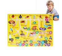 Labyrinthe Assortiment de couleurs - Activités éducatives en bois, labyrinthe de table pour correspondance de couleurs et de chiffres - pour enfants, filles, garçons, 3 ans, pour salle de séjour et