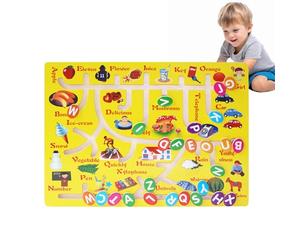 Labyrinthe Assortiment de couleurs - Activités éducatives en bois, labyrinthe de table pour correspondance de couleurs et de chiffres - pour enfants, filles, garçons, 3 ans, pour salle de séjour et