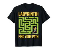 Labyrinthe Chemin de Labyrinthe Motif motivant Trouvez Votre Chemin T-Shirt