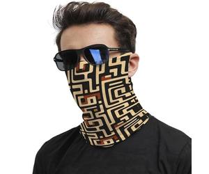 Labyrinthe De Camouflage Anti-UV Écharpe Tube Unisexe Bandeau Magique Headwrap pour Course À Pied Adulte Randonnée