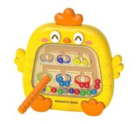 Labyrinthe de couleurs magnétique, puzzle de conception de poulet, jeu de jouet de voyage, activités d'apprentissage éducatif, jouets de jeu interactifs amusants pour le développement précoce des