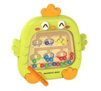 Labyrinthe de couleurs magnétique, puzzle de conception de poulet, jeu de jouet de voyage, activités d'apprentissage éducatif, jouets de jeu interactifs amusants pour le développement précoce des