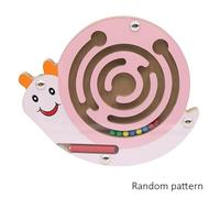 Labyrinthe De Pêche Magnétique En Bois Pour Enfant, Jouet Éducatif, Intellectuel, Dessin Animé Animal Mignon