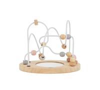 Bieco Labyrinthe À Perles avec Miroir | Jouet de Développement | Jeu d Eveil Bois | Panneau d Activite Bebe | Jeux en Bois Bebe Jouet en Bois Bebe 1 An Cube D'activité Bébé Bois Boulier Bebe Activité