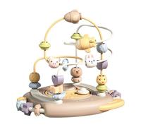 Labyrinthe de perles - Jeu éducatif de cercle de montagnes russes - Jouet pour la motricité fine - Pour la maison, l'école, la maternelle, un anniversaire, une fête, une réunion de famille