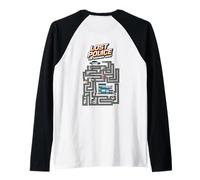 Labyrinthe de police perdu sur le dos pour enfants et papas fête des pères Manche Raglan