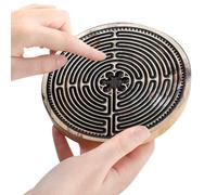 Labyrinthe en Bois - Carte d'activité éducative multifonctionnelle pour et logique Labyrinthe en Bois Puzzle Puzzle pour la méditation | de labyrinthes en Robuste et Portable
