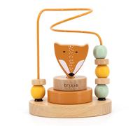 Trixie - Labyrinthe à Perles en Bois de Hêtre FSC Jouet d'Activité pour la Motricité de Bébé - Mr. Fox (Renard)