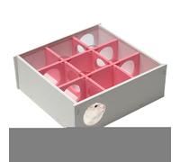 Labyrinthe en Bois pour Hamsters,Labyrinthe de Hamsters - Tunnel Labyrinthe en Bois pour | Cachettes Multi-pièces spacieuses, Jouets Tunnel pour Petites Races et cochons
