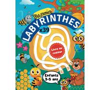 Labyrinthe enfants 3-5 ans livre en couleur: 39 labyrinthes divertissants et faciles pour les tout-petits ( 3 à 5 ans )