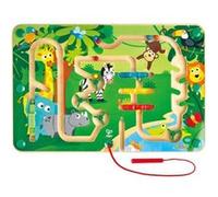 HaPe International – Circuit billes aimantées Animaux de la jungle – Dès 2 ans, motricité fine