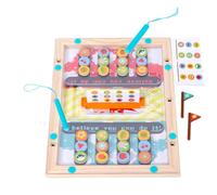 Labyrinthe magnétique avec couleurs et chiffres - Jouets éducatifs en bois pour la première enfance, jeu d'appariement - pour maison, école, , filles, éducation à la maison, soirées familiales