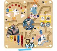 Vilac Jeu de labyrinthe magnétique Cirque Michelle Carlslund – Éveille les sens des plus petits