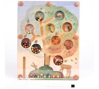 Labyrinthe magnétique coloré arbre