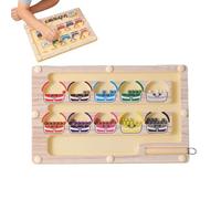 Labyrinthe Magnétique Couleurs et Chiffres | Jeu de Société - Jouet magnétique de tri couleurs et chiffres,Cadeau pour développer la logique et la concentration 3-6 ans classeur