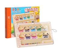 Labyrinthe magnétique de couleur, labyrinthe de chiffres de couleur, labyrinthe d'apprentissage, jouet amusant pour enfant à partir de 3 ans, jouet sensoriel pour la motricité fine