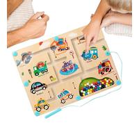 Labyrinthe Magnétique des Couleurs et des Nombres,Jouet d'apprentissage Précoce | Planche Puzzle Tri Couleurs Et Comptage | pour Garçons et Filles à la Maison en Voyage en Voiture et en