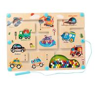 Labyrinthe Magnétique des Couleurs - Jouet Éducatif d'apprentissage Préscolaire - Plateau De Puzzle D'Association De Couleurs Et De Numération - pour, Idéal pour Voyage en Voiture, Avion ou Train