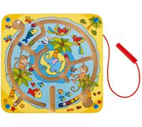 Labyrinthe magnétique en bois - " l'Ile aux animaux"